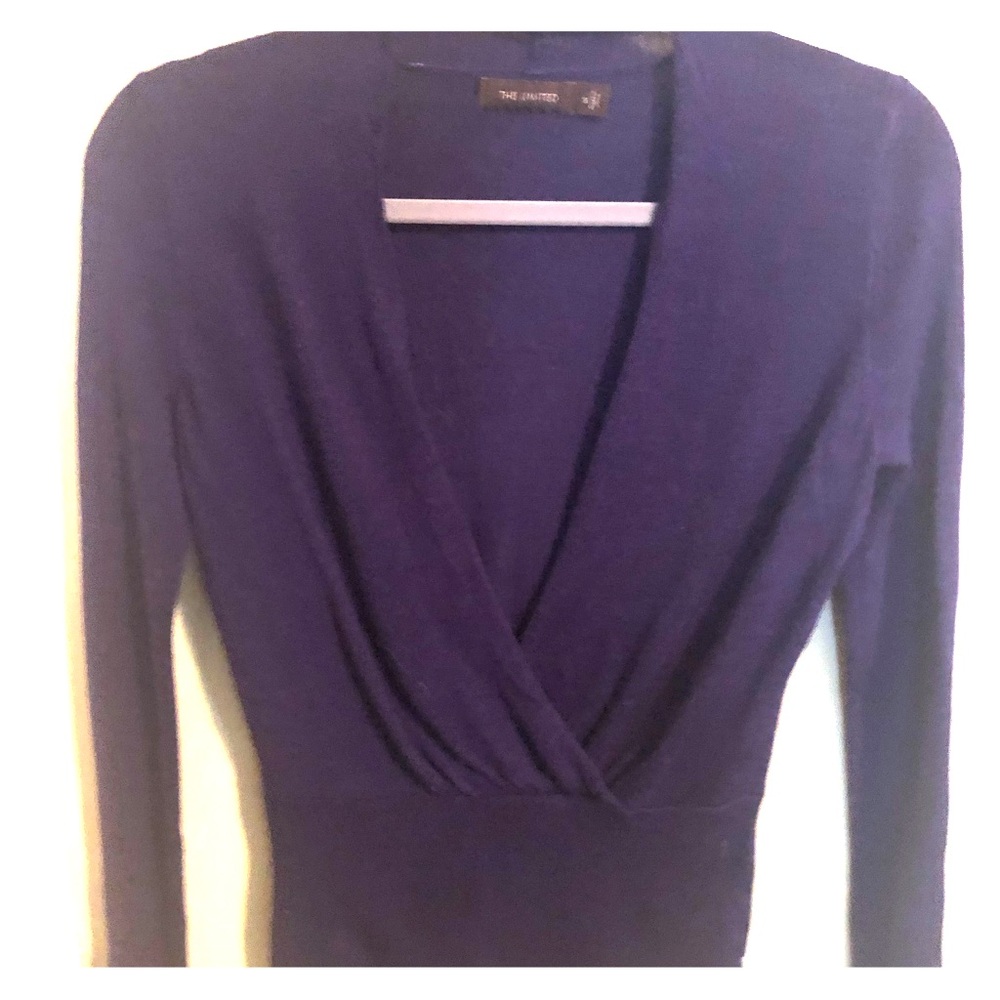The Limited, lightweight purple sweater. Small.